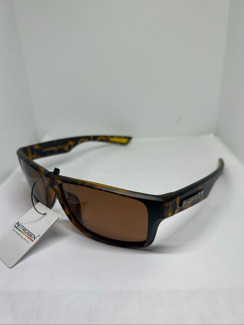 Nitrogen Tortoise Polarized Sunglasses UV Protection Sport Wrap Style